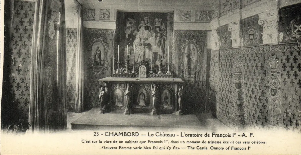 Chambord — Das Schloss — Das Oratorium von François I — A. P. - Vorderseite