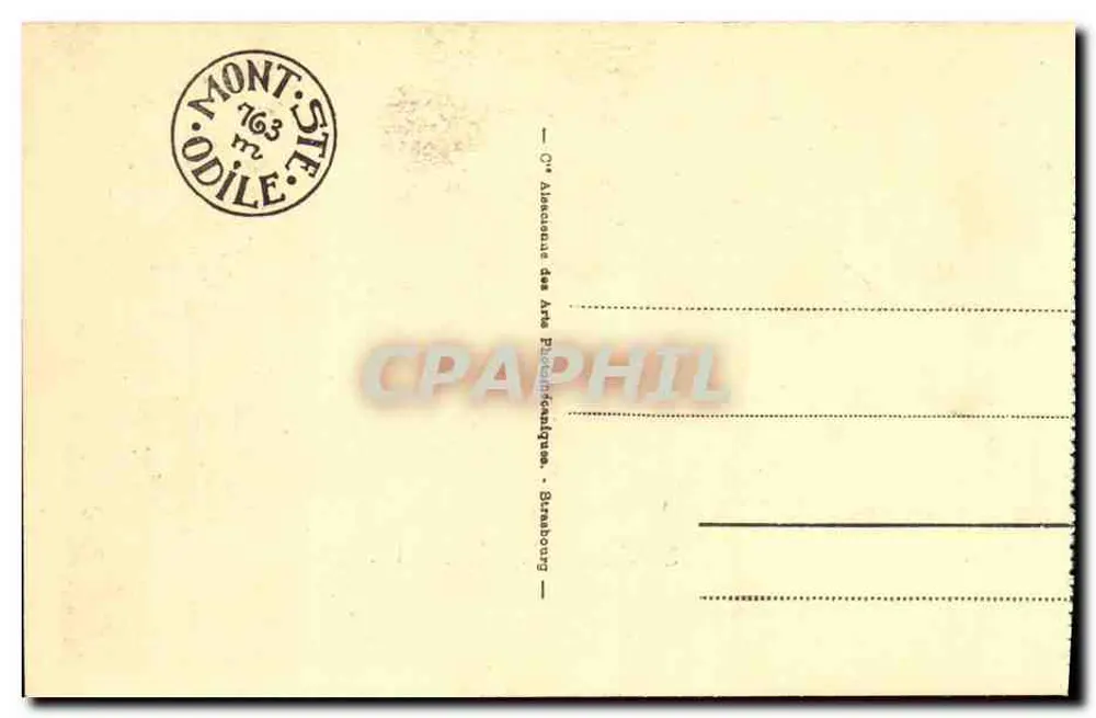 Sancta Odilia — Santa Odile — C. Jordan fec. - Verso