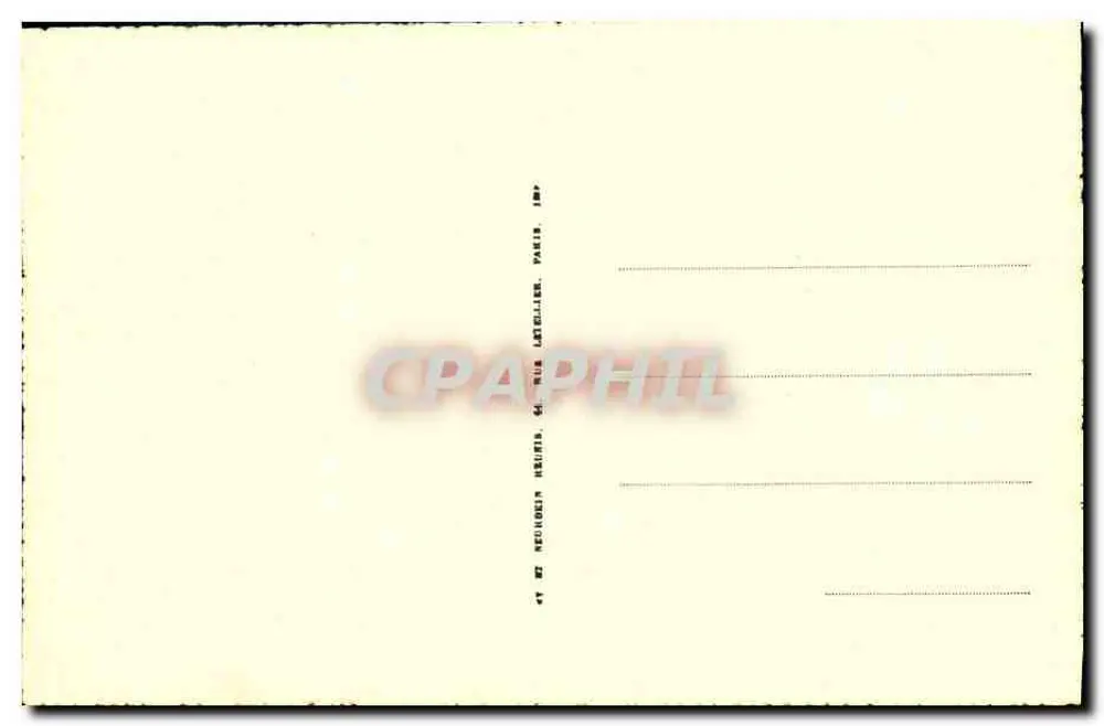 Saint-Thégonnec — A Igreja — ND. 14, editor Méchoulier, Paris - Verso