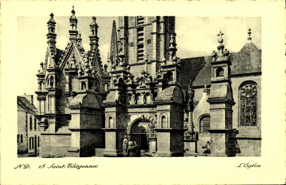 Saint-Thégonnec — A Igreja — Editora: Lévy & Rondin, Paris - Frente