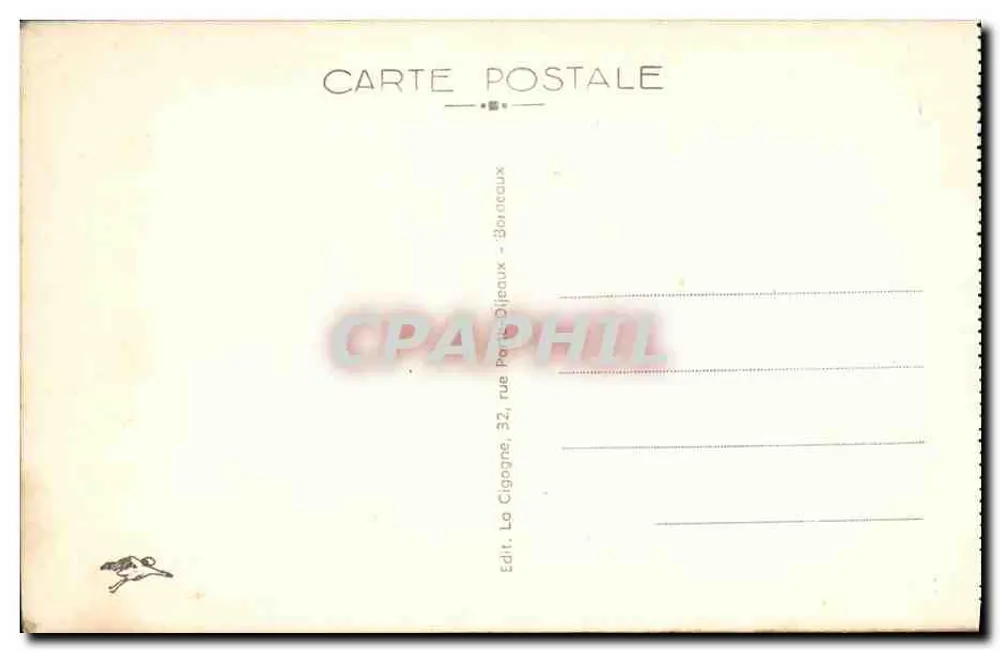 Bordeaux — A Catedral São André — Editor La Carte Postale, n° 110 - Verso
