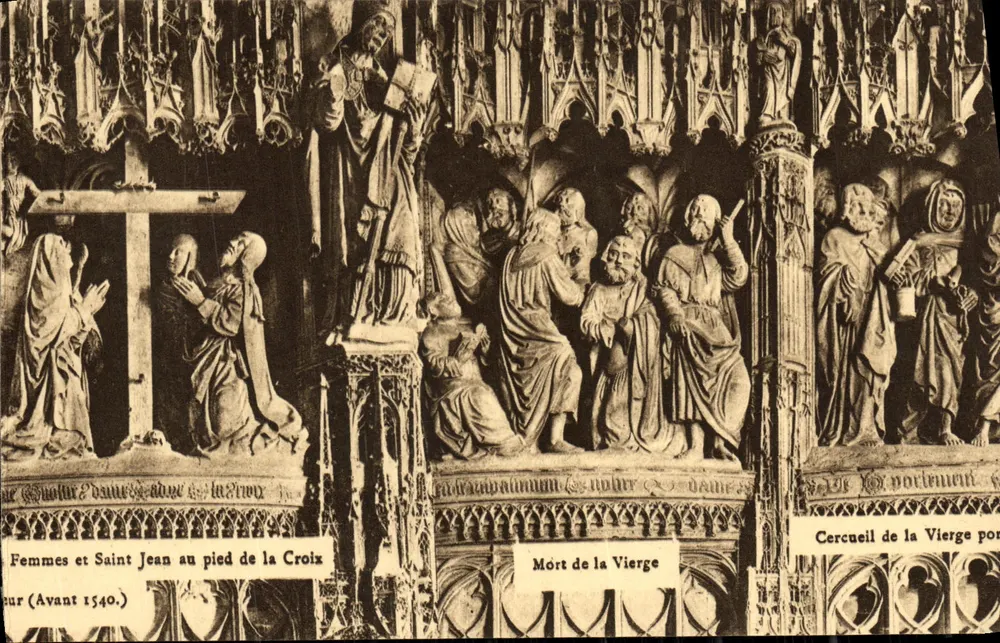 Religieuze scènes — Kist van de Heilige Maagd en Dood van de Heilige Maagd - Voorkant