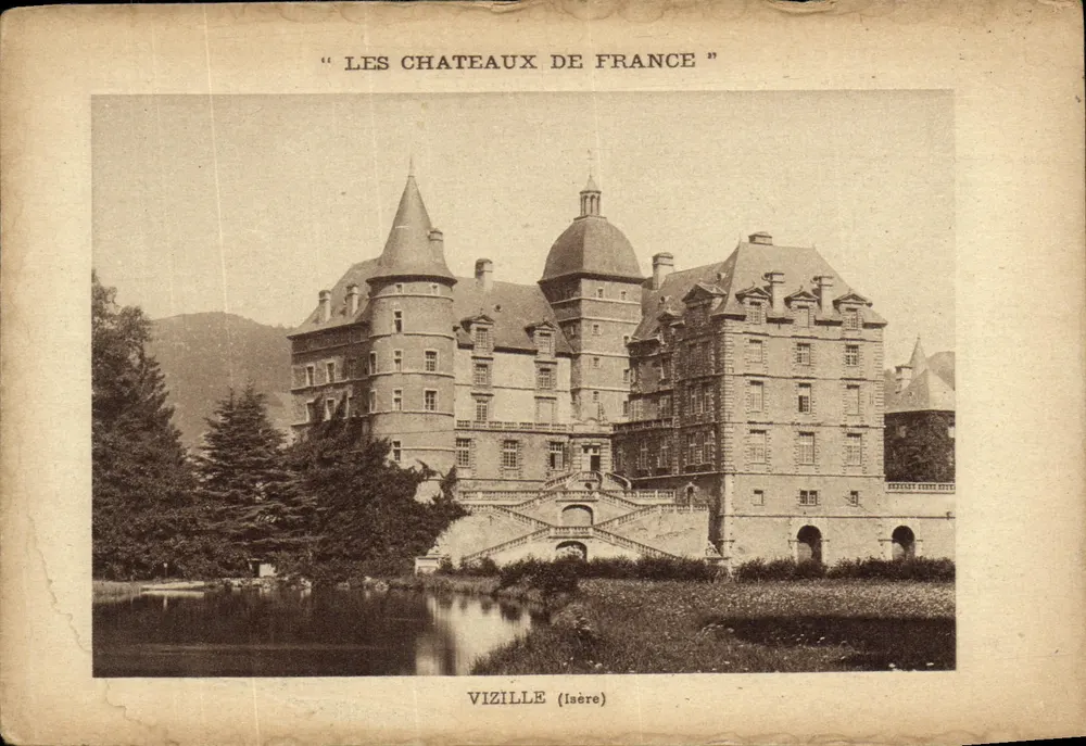 Schloss Vizille — Die Schlösser Frankreichs — Biscuits Vignals & Cie - Lyon - Vorderseite