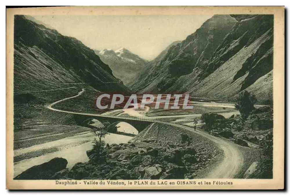 Dauphiné - Tal des Vénéon, der PLAN des SEES in OISANS und die Fétoules - Vorderseite