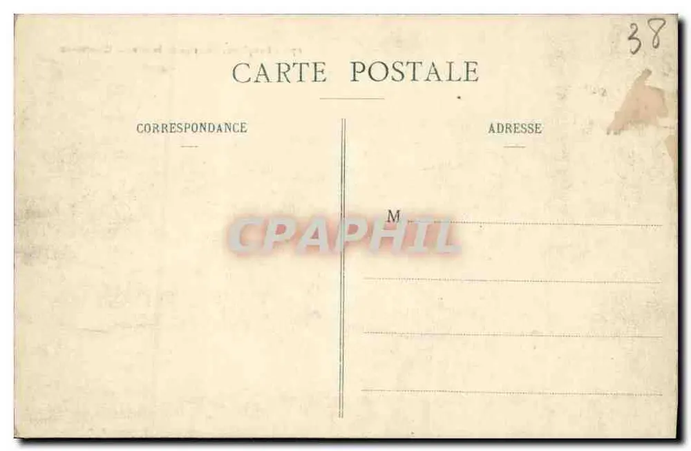 Entrada da Grande Chartreuse — Dauphiné — Editor L.P., Grenoble, n° 677 - Verso