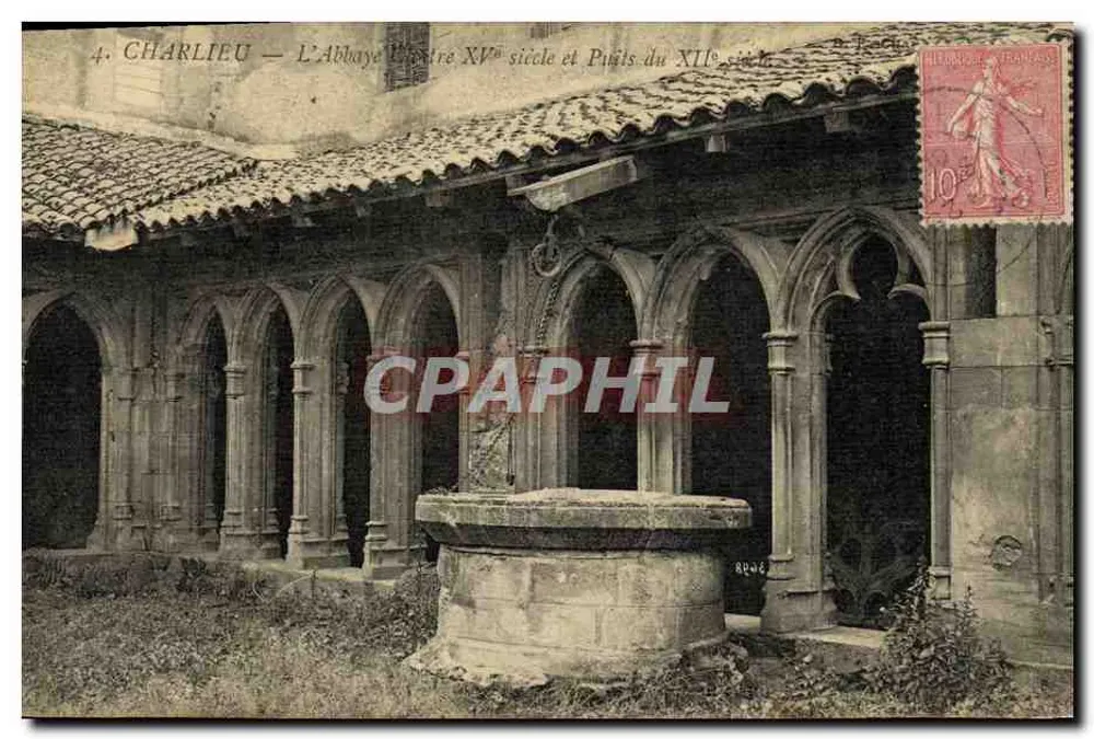 Charlieu — A Abadia (século XV e Poço do século XII) — D. Rocha - Frente