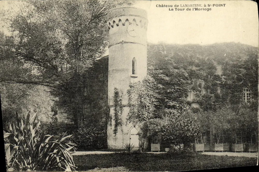 Schloss Lamartine, in Saint-Point — Die Uhrenturm — Verlag: Die Uhrenturm - Vorderseite