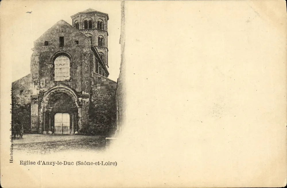Igreja de Anzy-le-Duc — Saône-et-Loire — Hachette editora, Paris - Frente