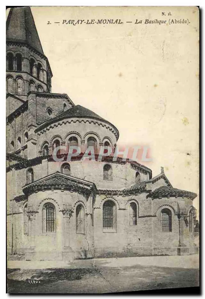 Paray-le-Monial — A Basílica (Abside) — N.R. n°2 - Frente