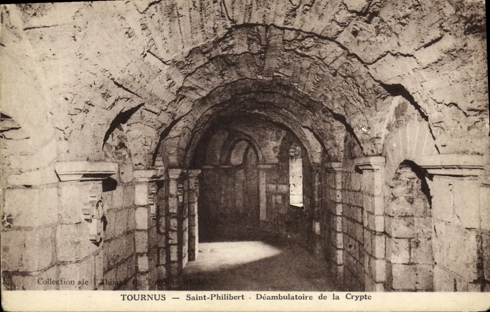 TOURNUS — Saint-Philibert — Ambulatorium der Krypta — Sammlung der Abtei Tournus - Vorderseite