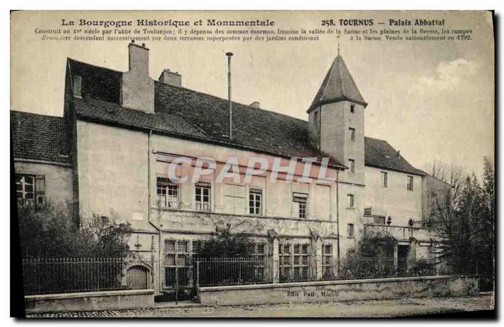 Tournus — Palais Abbatial — Éditeur Paul, Macon - Vorderseite