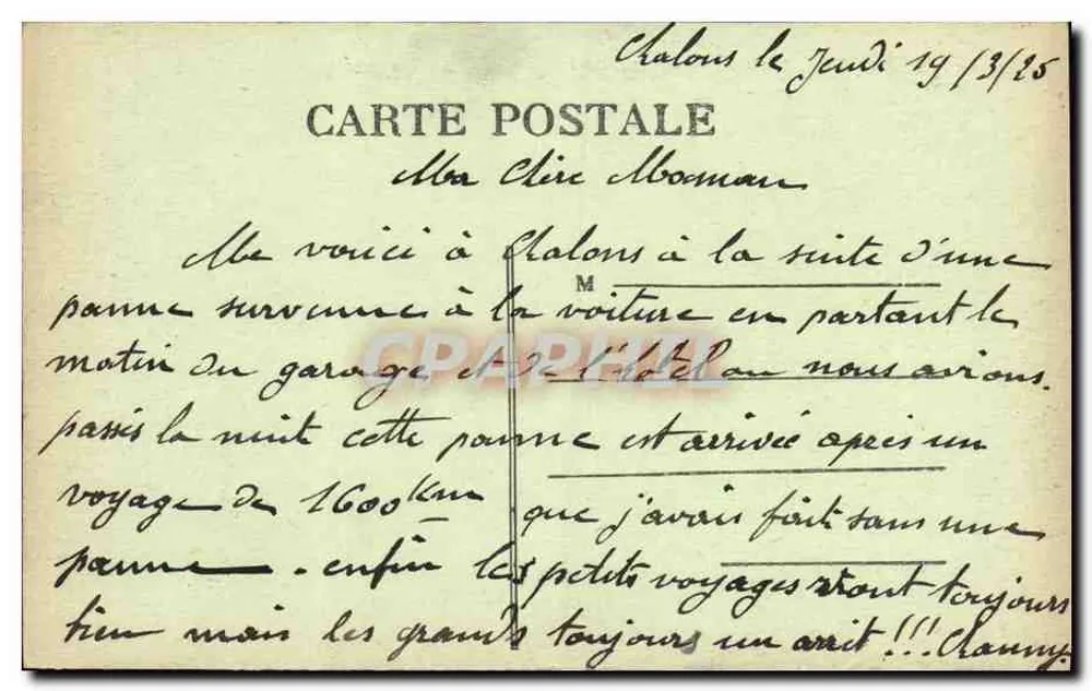 Chalon-sur-Saône — Ponte São Luís — P.O. editor - Verso