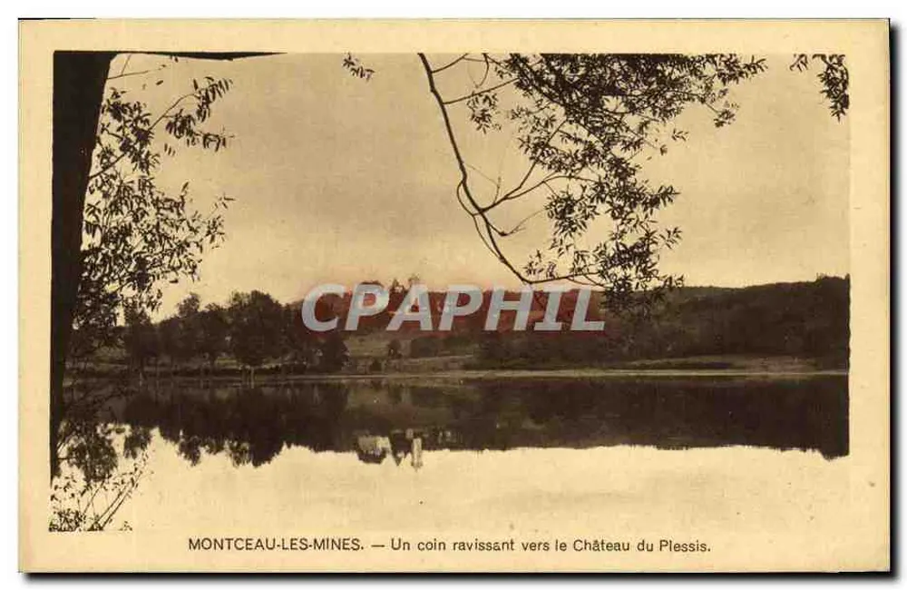 Montceau-les-Mines — Ein charmantes Eckchen in der Nähe des Schlosses du Plessis — L. Hériol, Fotograf - Vorderseite