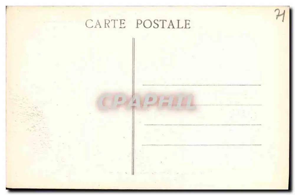 Cluny — Antiga Abadia (segundo Sagot) — editor desconhecido - Verso