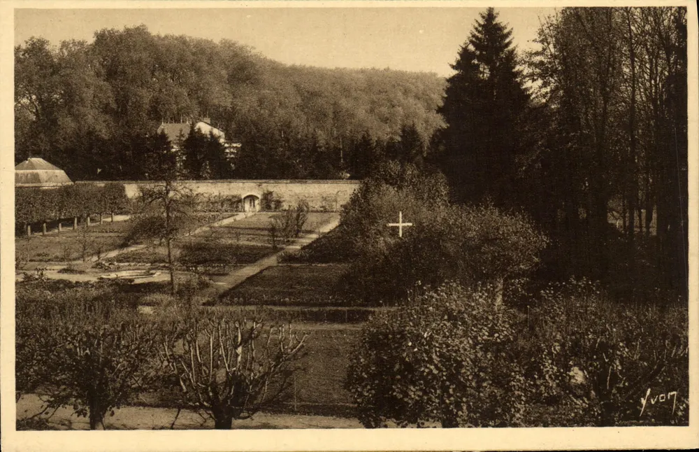 Paray-le-Monial — Garten des Klosters der Visitation — Verlag Yvon, n°7 - Vorderseite