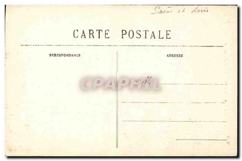 Paray-le-Monial — A Capela de Madeira — N.R. - Verso