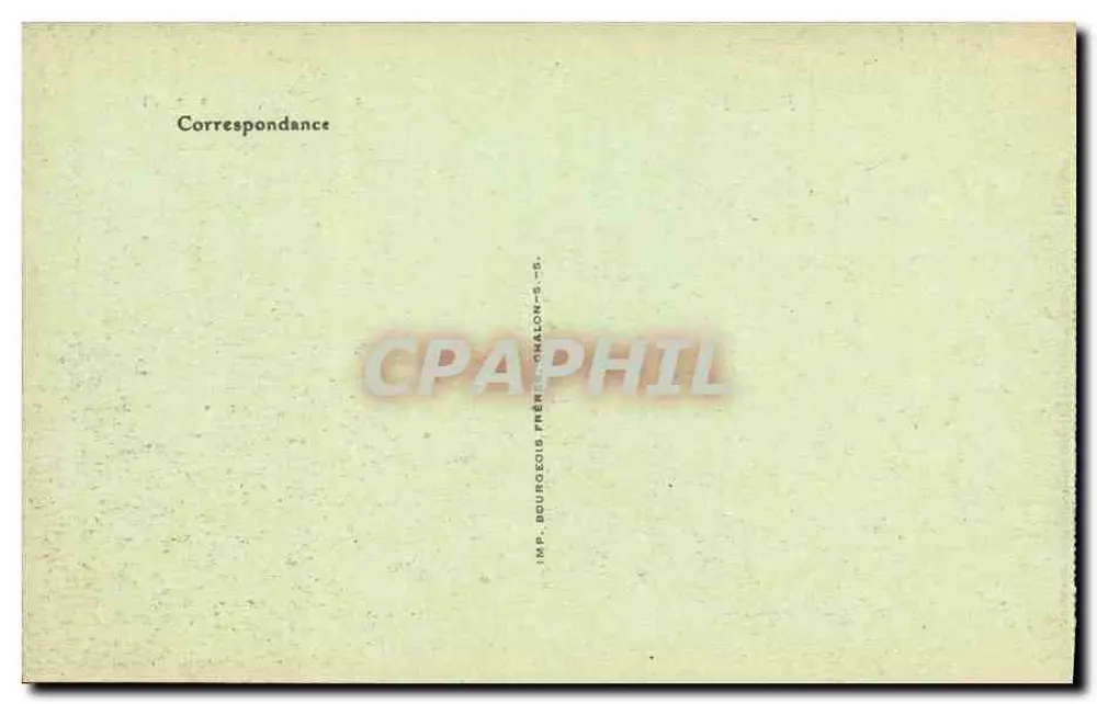 Paray-le-Monial - Casa dos Capelãos — B. F. Chalon - Verso