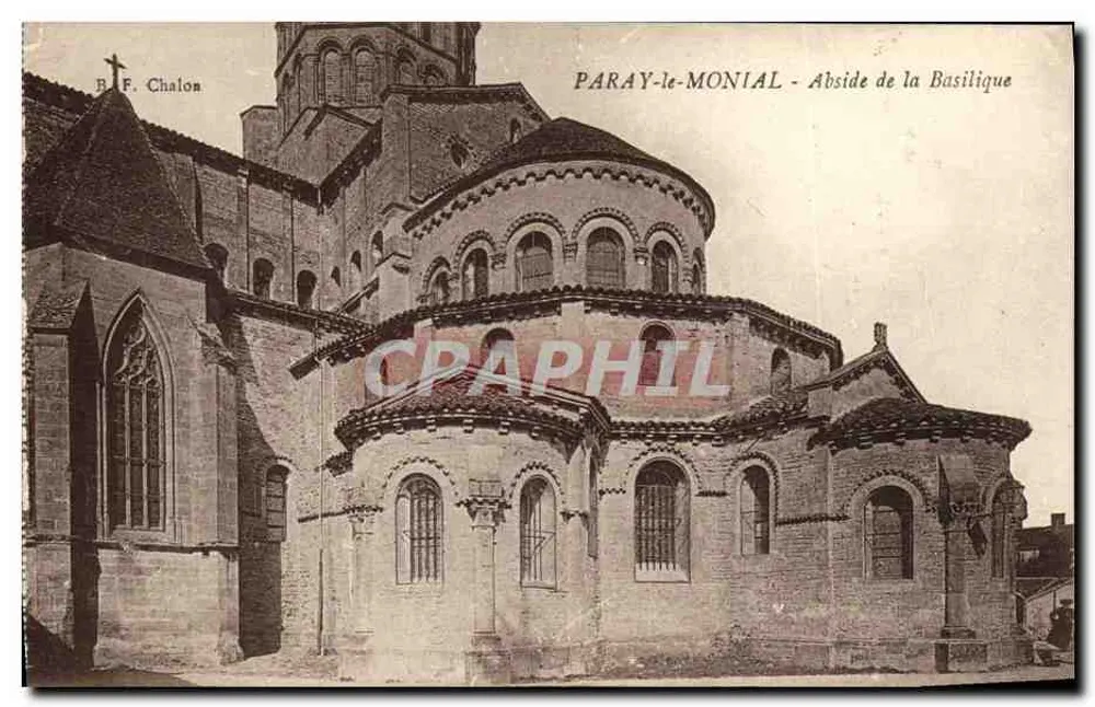 Paray-le-Monial - Abside da Basílica — B.F. Chalom - Frente