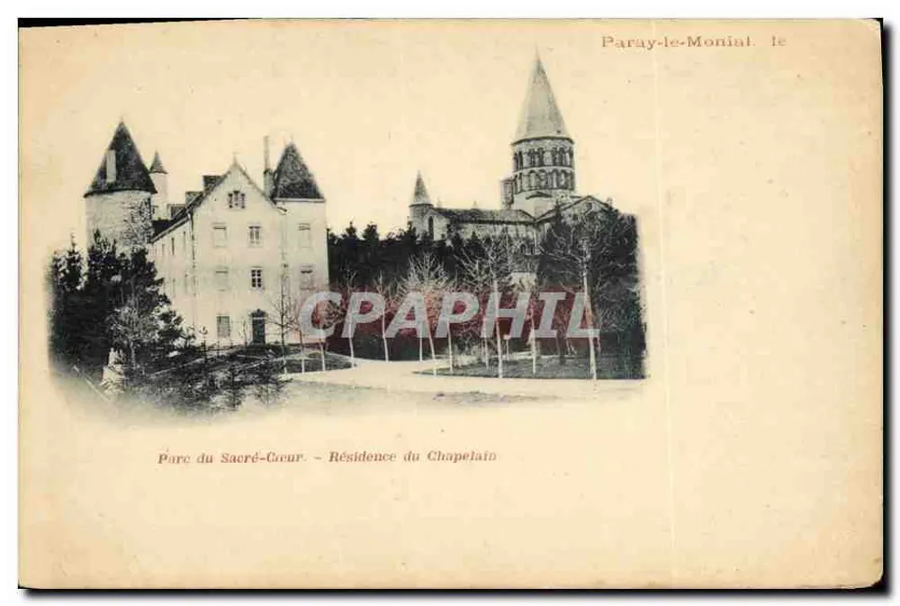 Paray-le-Monial — Park des Heiligen Herzens — Wohnsitz des Kaplan - Vorderseite