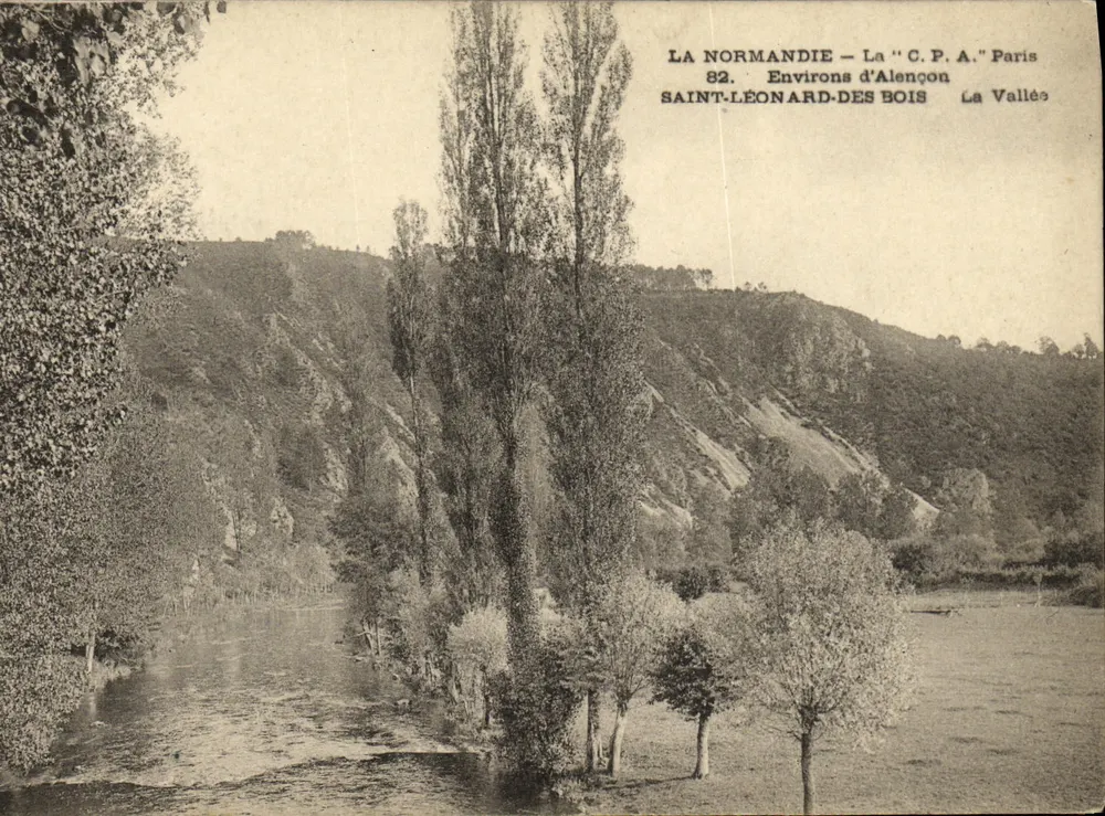 Saint-Léonard-des-Bois — La Vallée — Antike Ansichtskarte Paris, Nr. 82 - Vorderseite