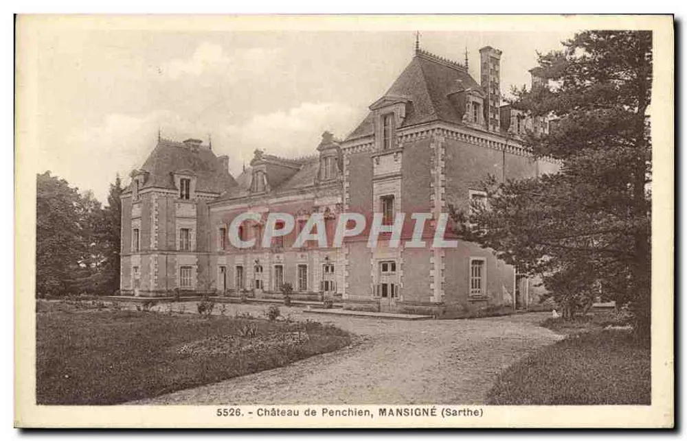 Castelo de Penchien — Mansigné (Sarthe) — 5526 - Frente