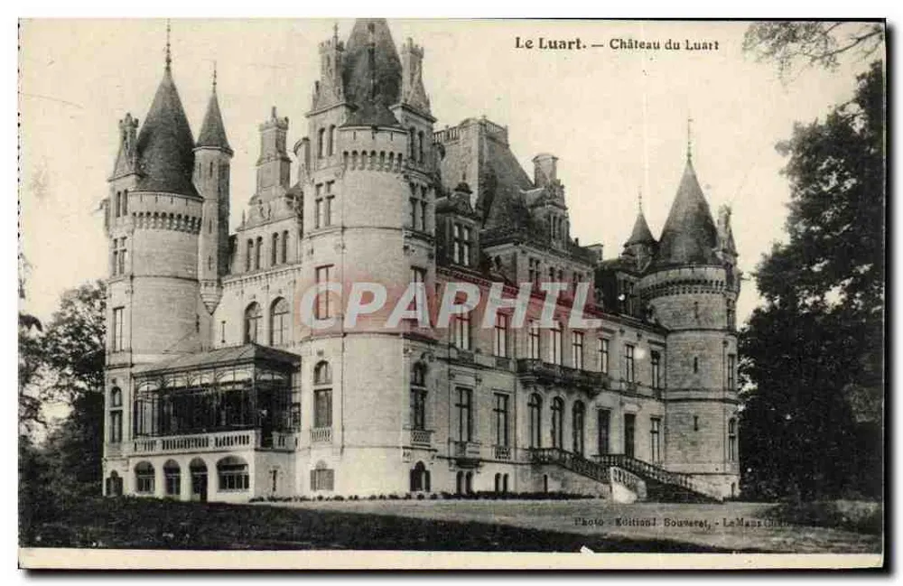 Le Luart — Castelo do Luart — Foto: Wilfrid Bousserat, Le Mans - Frente