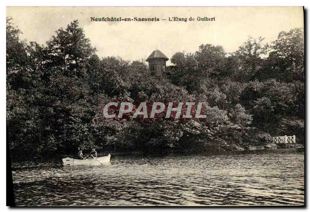 Neufchâtel-en-Saône — Lago de Gulbert — Editor não visível - Frente