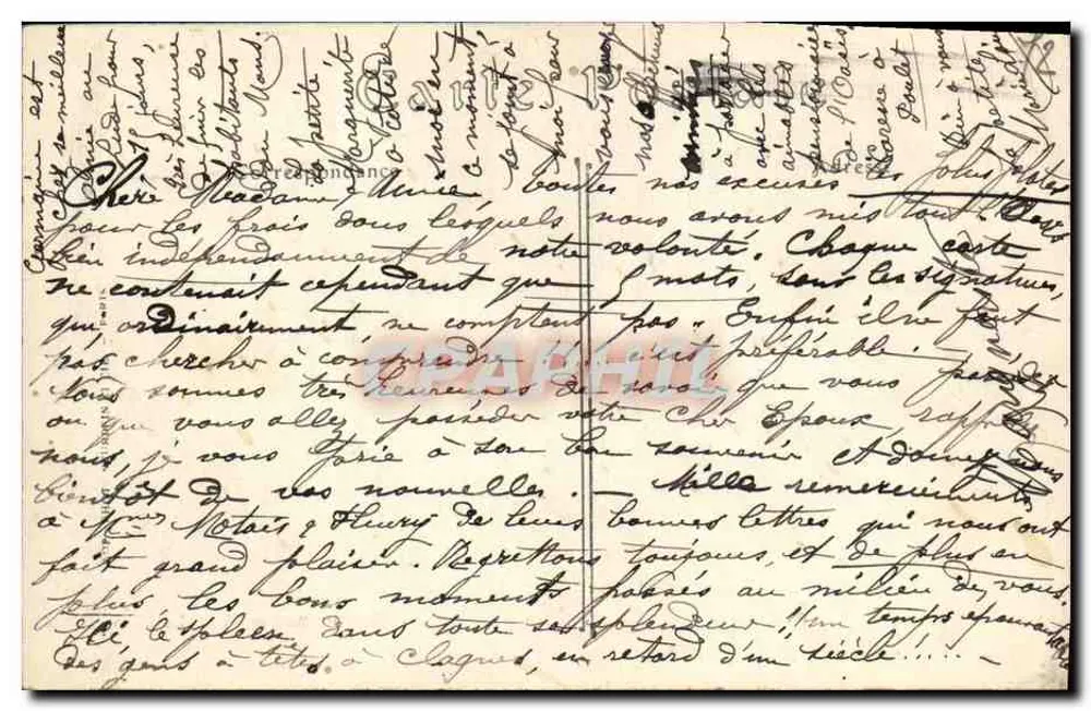 Pontlieue — Ansicht der Huisne — R. Barbier, Verlag Le Mans - Rückseite