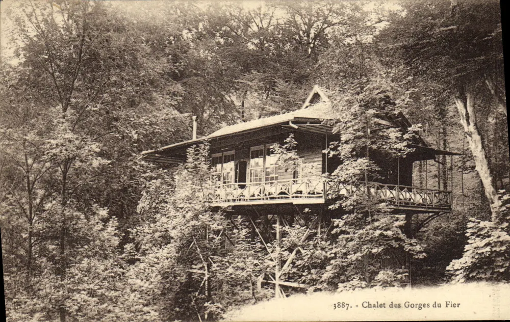 Chalé das Gorges do Fier — 1887 — APEM - Edição 'Les Jolis Coins de Savoie' - Frente