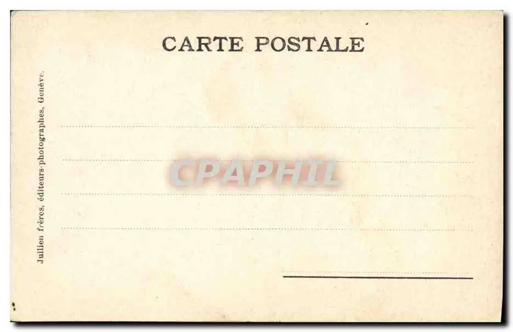 Séracs op de Glacier d'Argentières — J. J. 1908 - Achterkant