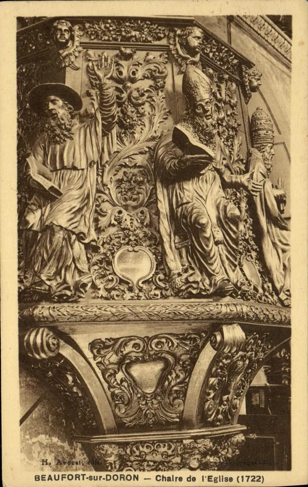 Beaufort-sur-Doron — Kirchenpulpit (1722) — H. Avocat, Verlag - Vorderseite