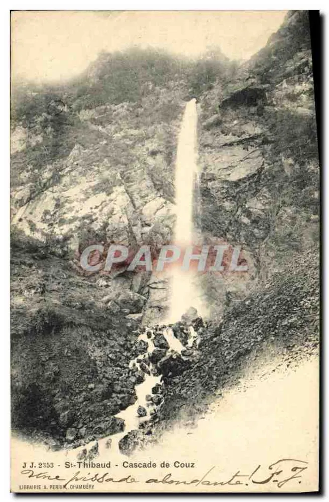 St-Thibaud - Cachoeira de Couz - Livraria A. Perrin, Chambéry - Frente