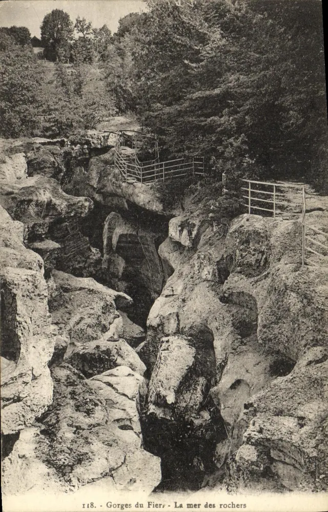 Gorges du Fier — Meer der Felsen — Nr. 118 - Vorderseite