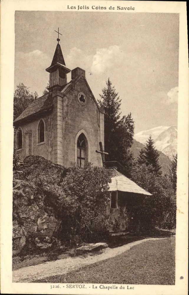 Die Kapelle am See - Servoz - Die Schönen Ecken der Savoyen - Vorderseite