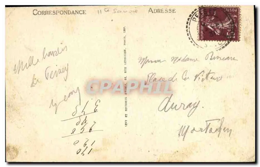 See Plagne und Berg Pourri — LL — n°50 - Rückseite