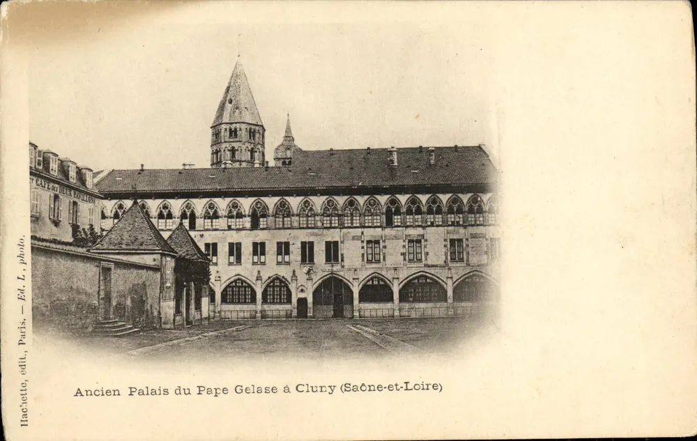Altes Palast des Papst Gelase in Cluny (Saône-et-Loire) — Hachette, Verlag, Paris — Seriennummer nicht sichtbar - Vorderseite