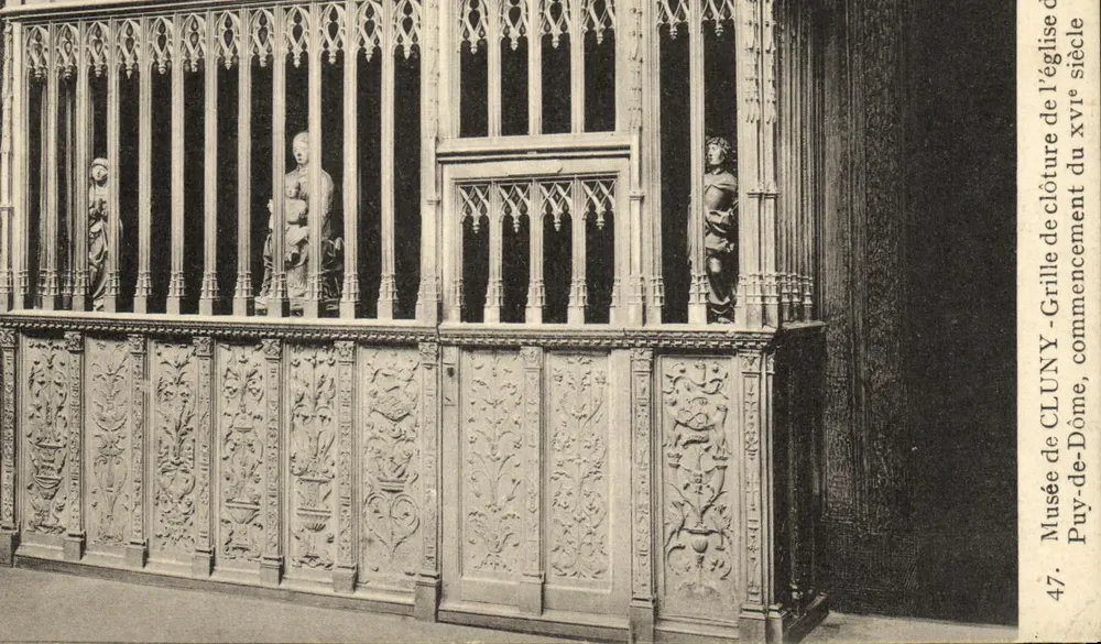 Gitter der Kirche von Cluny — Museum Cluny, Puy-de-Dôme — n°47 - Vorderseite