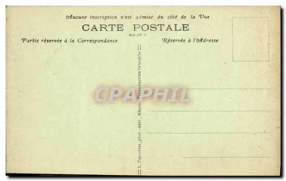 Macon — Casa de Madeira (século XV) — L. Forestier, fot. edit. - Verso