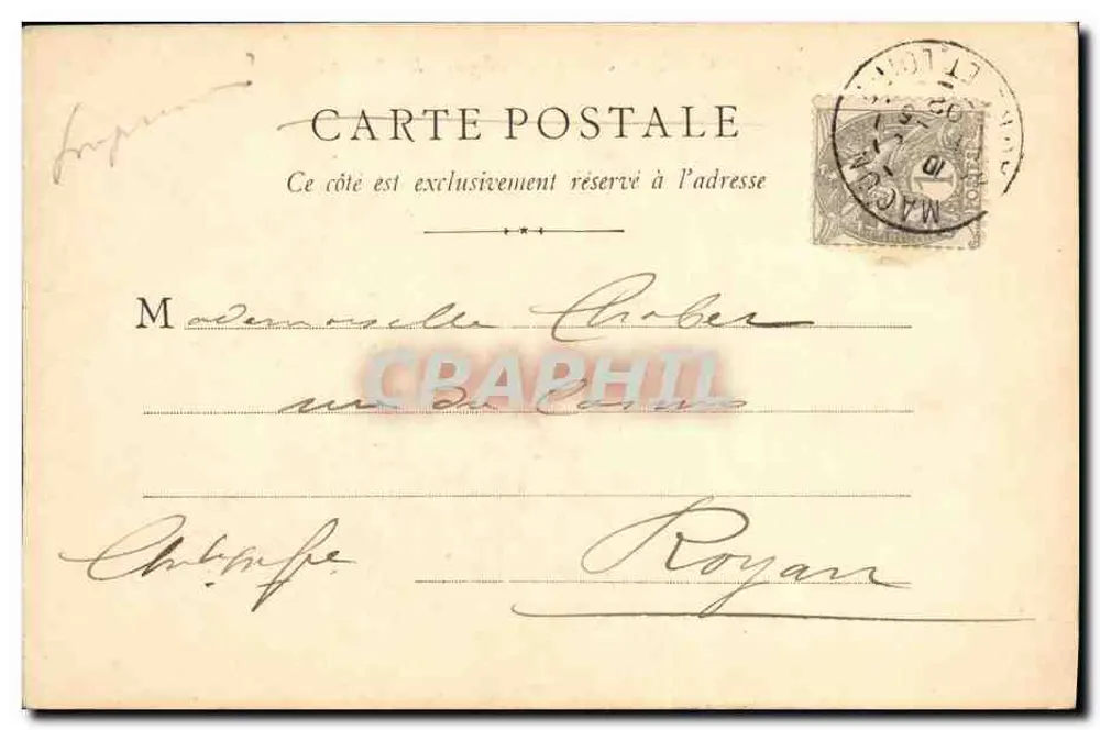 Le Havre — O "Félix-Faure" — LL, n° 549 - Verso