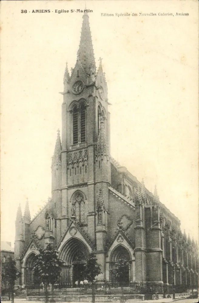 Amiens - Igreja de São Martinho — Edição Especial das Novas Galerias, Amiens, n°36 - Frente