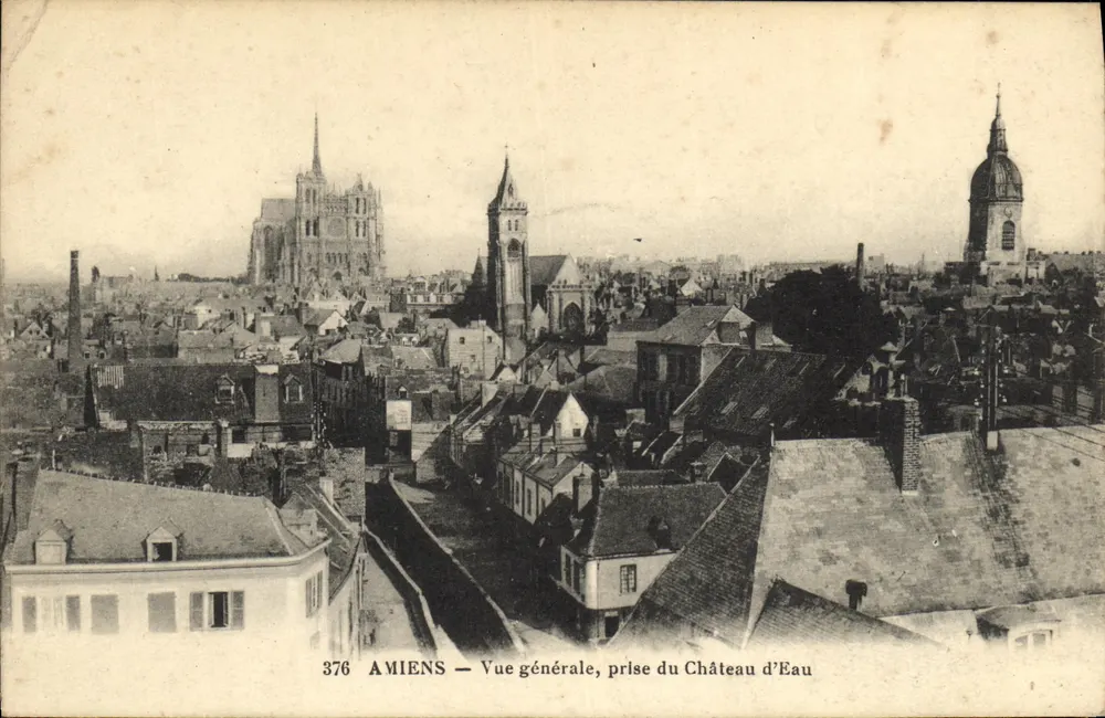 AMIENS — Vista geral, tirada do Château d'Eau — n° 376 - Frente