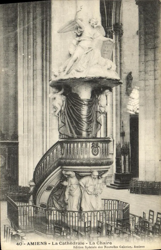 Amiens — La Cathédrale — La Chaire - Frente