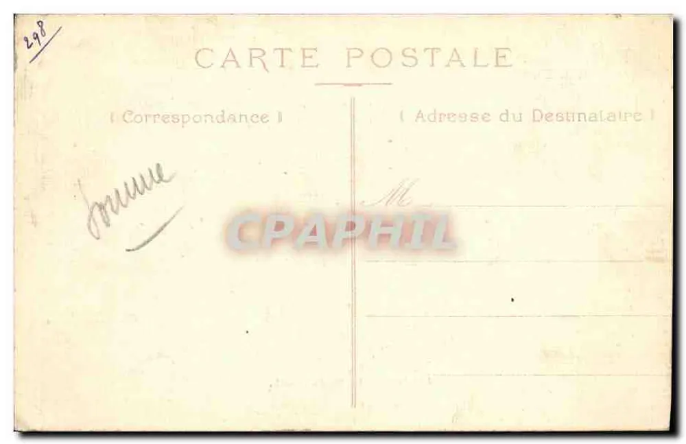 Amiens — Die Kathedrale — unbekannter Verlag, Seriennummer 298 - Rückseite