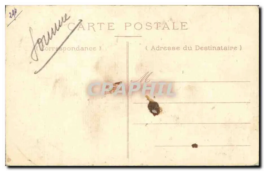 Amiens — La Cathédrale — éditeur Amiens, n° 244 - Verso