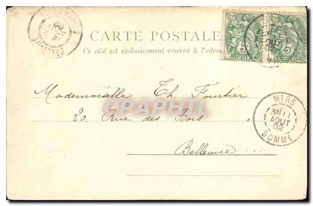 Esplanade de la plage (Casino) — Villa Mayglamane, 33 Rue Jules Barni, Mers (Somme) — éditeur non visible - Achterkant