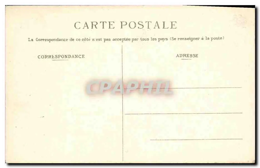 Amiens — A Corte de Apelação — Editor: G. Viala, n° 62 - Verso