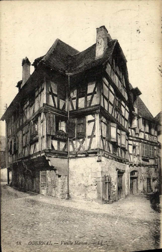 Obernai — Oude huis — LL. n°18 - Voorkant