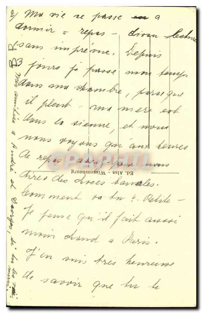 Wissembourg - Velhos Muros — Éd. Alsa, n°8 - Verso