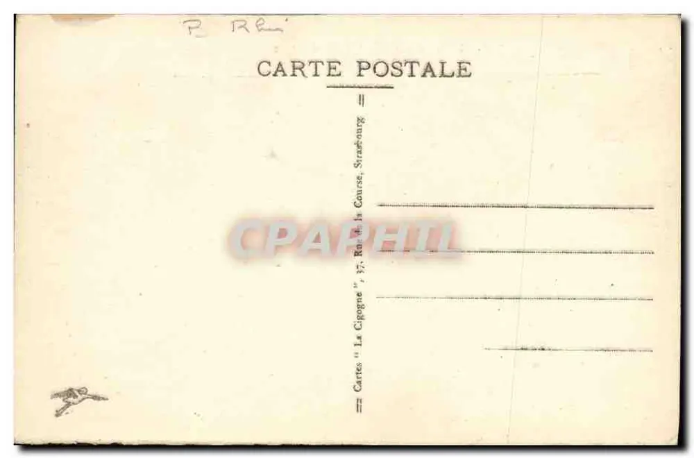 Saverne - Vista geral — 55 — Editor: Cartes 'La Cigogne', Strasbourg - Verso