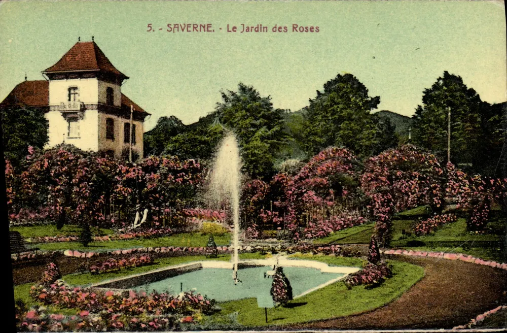 Saverne - O Jardim das Rosas — editor 'La Cigogne', n°5 - Frente